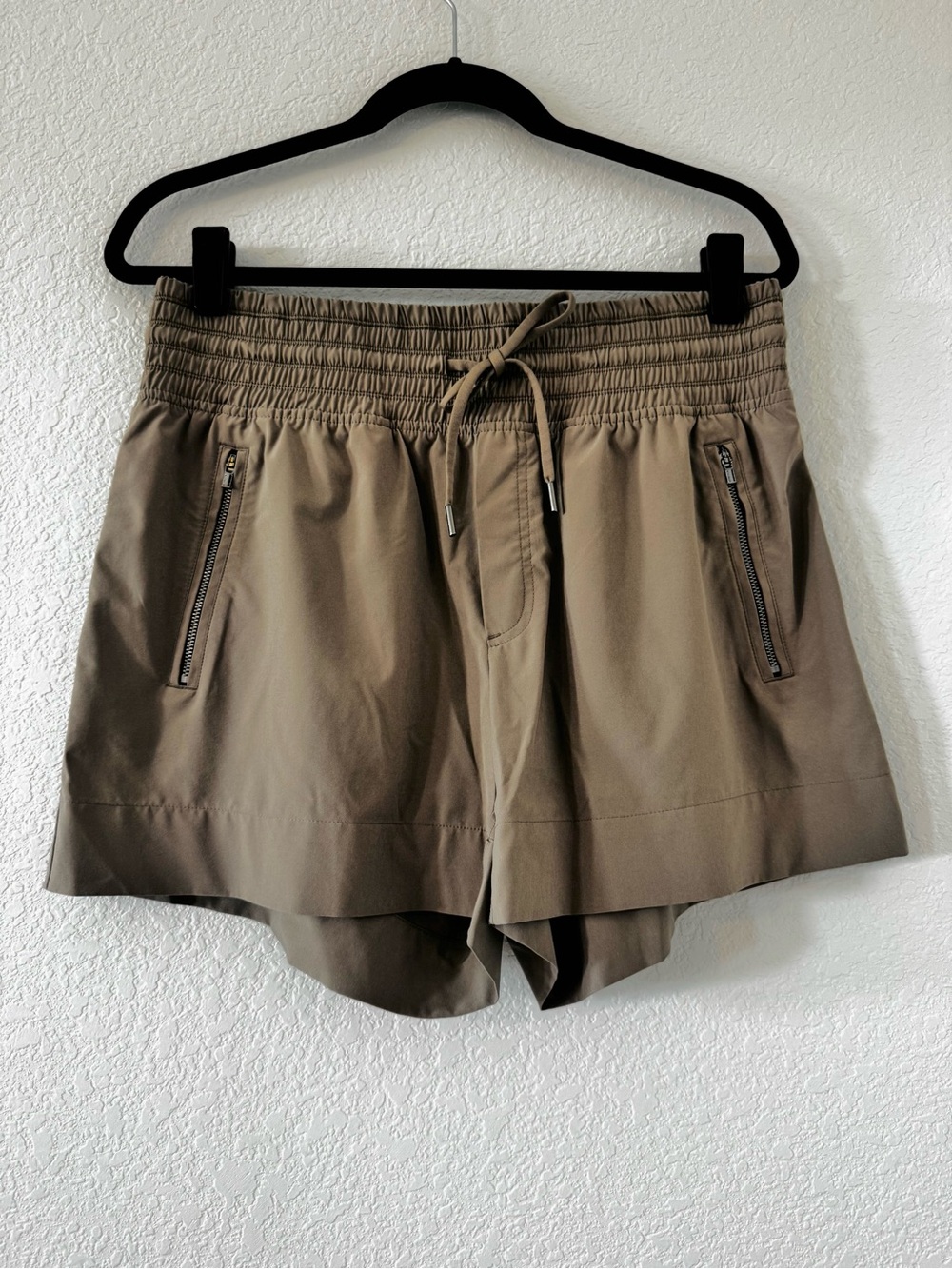Athleta Camden Athletic Shorts Khaki